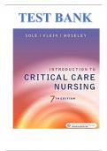 test_bank_for_introduction_to_critical_care_nursing__7th_edition__by_mary_lou_sole__deborah_goldenberg_klein__marthe_j