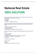 National Real Estate 100% SOLUTION