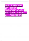01: Honoring Your Past, Planning Your Future Claywell: LPN to RN Transitions, latest Edition