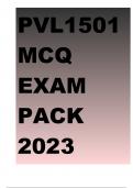 PVL1501 MCQ EXAM PACK 2023