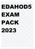 EDAHOD5 EXAM PACK 2023