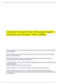 Canadian Fundamentals of Nursing NURS 120  bundled exam with complete solutions 2023&period;