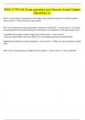 WGU C787 OA Exam questions and Answers Latest Update GRADED A&plus;