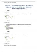 MATH 540 LATEST EDITION WEEK 11 FINAL EXAM 2022&sol;2023&period;WITH 100&percnt; ACCURATELY SELECTED RESPONSES&period; &lpar;VERIFIED