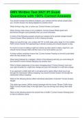 DMV Written Test 2021 &num;1 Exam Questions with 100&percnt; Correct Answers 