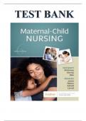 Test Bank For Maternal Child Nursing 6th Edition by Emily Slone McKinney Susan R James Sharon Smith Murray Kristine Nelson and Jean Ashwill ISBN 9780323697880.