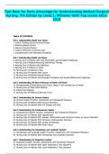Test Bank for Davis Advantage for Understanding Medical-Surgical Nursing&comma; 7th Edition by Linda S&period; Williams-100&lowbar; Top scores-2023-2024&period;pdf