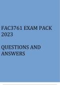 FAC3761 Exam pack 2023