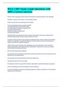 WGU C847 Study Guide Questions with 100&percnt; Correct Answers 