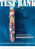 TEST BANK for Operations Management (Canadian Edition) 7th Edition by William Stevenson, Hydeh Mottaghi and Behrouz Bakhtiari. ISBN 9781264159857, ISBN-13 9781264160402 (All Chapters 1-18)