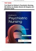 Test Bank for Keltner’s Psychiatric Nursing, 9th Edition by Debbie Steele All Chapters | A+ Ultimate Guide