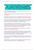 ECON 311 PRACTICE EXAMS &lpar;3 VERSIONS EXAM 1&comma; 2 & 3&rpar; LATEST 2023&sol;2024 REAL 550 EXAM QUESTIONS & ANSWERS &lpar;100&percnt; CORRECT VERIFIED ANSWERS&rpar; ECON 311 LATEST EXAMS&lpar;AGRADE GUARANTEED&rpar;