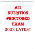 ATI Nutrition Proctored Exam