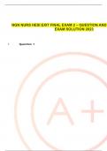 NGN NURS HESI EXIT FINAL EXAM 2 &ndash; QUESTION AND ANSWERS BEST EXAM SOLUTION 2023