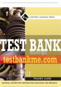 Test Bank For Millwright&comma; Level 1 3rd Edition All Chapters - 9780132272889