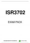 ISR3702 EXAM PACK 2025