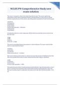 NCLEX PN-Comprehensive Study new exam solution 2023-2024 Graded A&plus;
