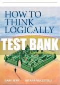 Test Bank For How to Think Logically 2nd Edition All Chapters - 9780205154982