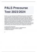 PALS Precourse  Test 2023/2024