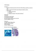 Bio Notes - Cell Anatomy and Cell Cycle
