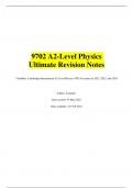 702 A2-Level Physics Ultimate Revision Notes