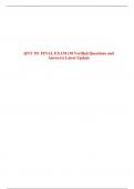 QNT 351 FINAL EXAM &lpar;30 Verified Questions and Answers&rpar; Latest Update