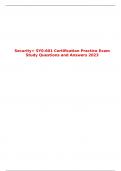 Security&plus; SY0-601 Certification Practice Exam Study Questions and Answers 2023