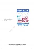 Essential Health Assessment 2nd Edition Thompson Test Bank Chapter 11. Assessing the Eyes