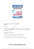 Essential Health Assessment 2nd Edition Thompson Test Bank Chapter 2. Interviewing the Patient for a Health History.