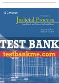 Test Bank For Judicial Process: Law, Courts, and Politics in the United States - 7th - 2017 All Chapters - 9781305506527