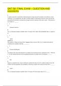 QNT 561 FINAL EXAM &ndash; QUESTION AND ANSWERS