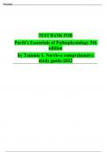 Test bank for porth s essentials of pathophysiology 5th edition by tommie l norris a comprehensive study guide 2022