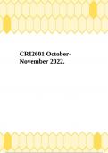 CRI2601 October- November 2022.