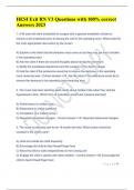 HESI Exit RN V3 Questions with 100&percnt; correct Answers 2023