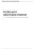NURS 6635 MIDTERM-PMHNP | Fully Updated Exam Elaborations Questions with Answers Explanations | Ultimate Guide 2023 |  Walden University