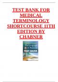 Test Bank The Language of Medicine, 11th Edition by Davi-Ellen Chabner