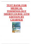 Test Bank The Language of Medicine&comma; 11th Edition by Davi-Ellen Chabner