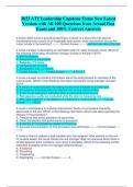 2023 ATI Leadership Capstone Exam New Latest  Version with All 100 Questions from Actual Past  Exam and 100&percnt; Correct Answers