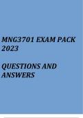 Strategic Planning IIIA(MNG3701 Exam pack 2023)