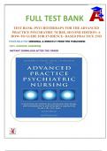 TEST BANK FOR PSYCHOTHERAPY FOR THE ADVANCED PRACTICE PSYCHIATRIC NURSE&colon; A HOW-TO GUIDE FOR EVIDENCE-BASED PRACTICE 2ND EDITION WHEELER &vert; 100&percnt; CORRECT ANSWERS WITH RATIONALES