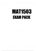 MAT1503 EXAM PACK 2023