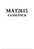 MAT2615 EXAM PACK 2023