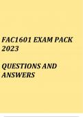 Financial Accounting and Reporting(FAC1601 Exam pack 2024)