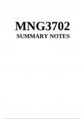 MNG3702 SUMMARY NOTES