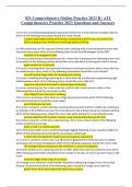 RN Comprehensive Online Practice 2023 B &vert; ATI Comprehensive Practice 2023 Questions and Answers 