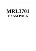 MRL3701 EXAM PACK 2023