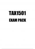 TAX1501 EXAM PACK 2023