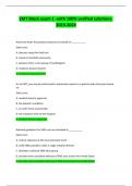 EMT Block exam 1 -with 100&percnt; verified solutions-2023-2024