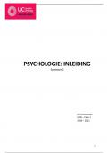 Samenvatting Psychologie: Inleiding (SRW Fase 1)