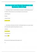 Florida Laws and Rules Dental Questions and  Answers &lpar;2023&sol;24&rpar;100&percnt; Pass